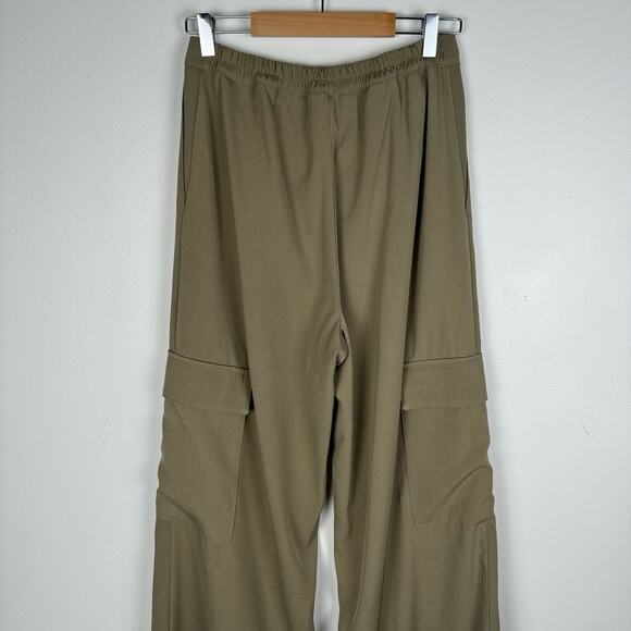 19 Cooper High Waist Baggy Cargo Pants in Khaki NWT Womens M y2k Utility Grunge - Picture 15 of 15